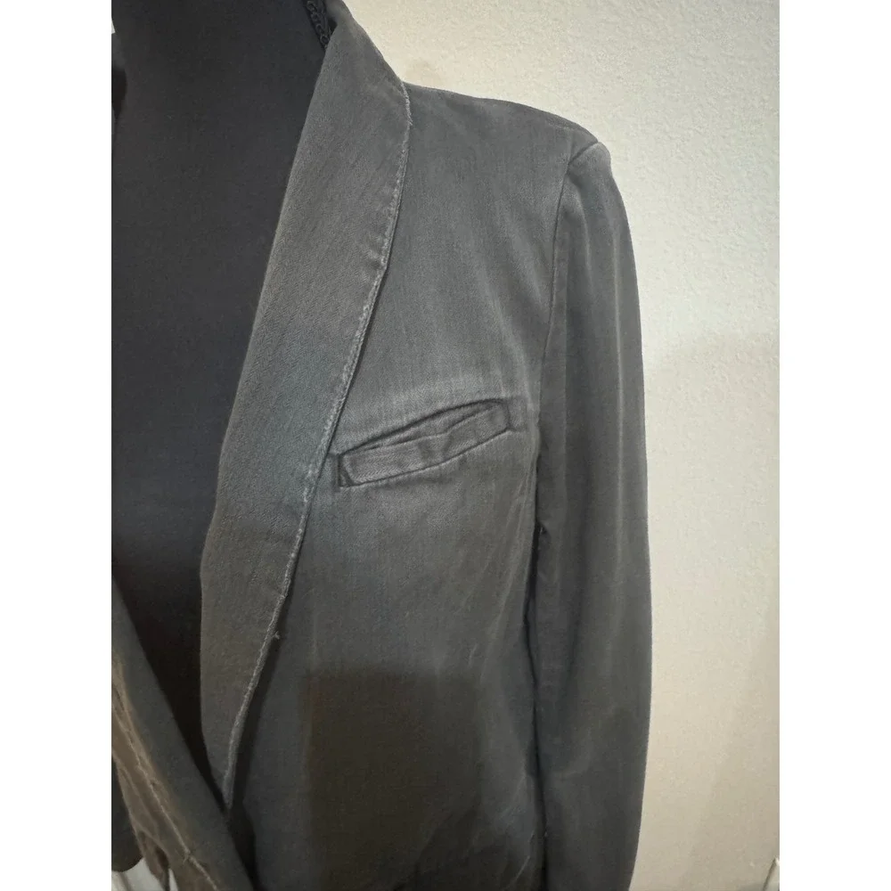 Free people distressed Blazer Jacket Casual Office‎ Career Minimalist Style